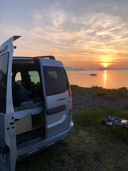 A weekend in Brittany in a converted van