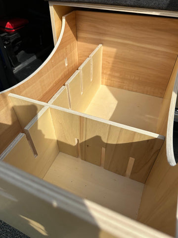 Side drawer organizers