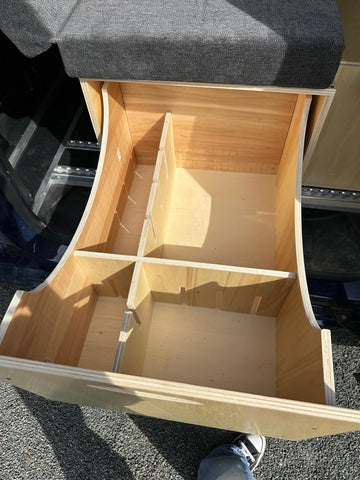 Side drawer organizers